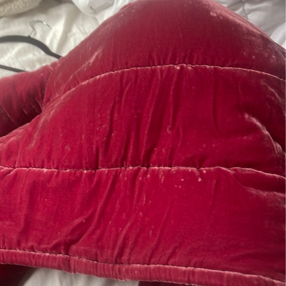 Rachel Antonoff Peggy Velvet Puffer Jacket - Picture 11 of 13